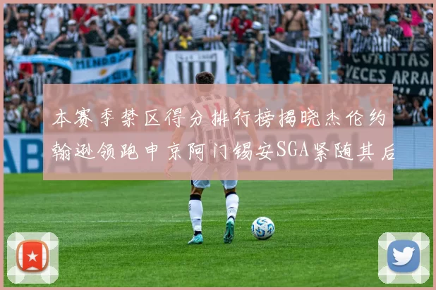 本赛季禁区得分排行榜揭晓杰伦约翰逊领跑申京阿门锡安SGA紧随其后